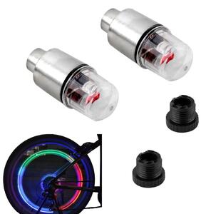2x LED RGB poklopac za ventil za bicikle