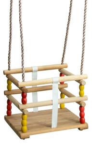 Baby Wooden Swing 30x30 cm sa zaštitom
