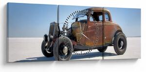 Slika automobila u pustinji (sa satom) (90x30 cm)