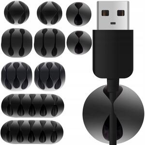 10x organizator kabela - držači