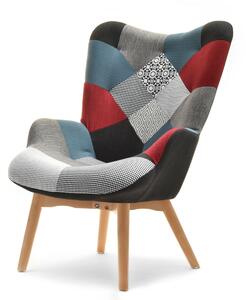 Zondo.hr Fotelja Nutri (patchwork + crna). Akcija -20%. 1110344