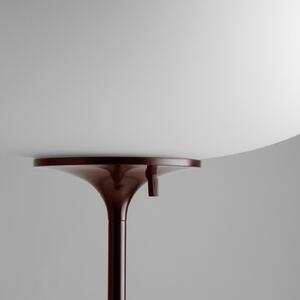 GUBI Stemlite podna lampa, crno-crvena, visina 110 cm, prigušljiva, prigušiva, Crvena, Dnevni boravak/blagovaonica, Metal