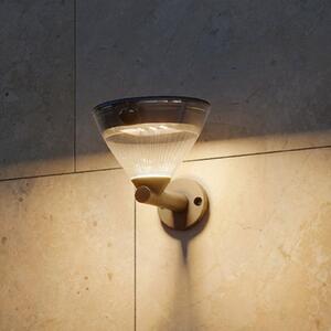 Philips Kyna LED solarna zidna svjetiljka, crna, s senzorom, IP44, Crno, Plastika