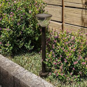 Philips Kyna LED solarna svjetiljka za stazu, crna, s senzorom, IP44, Crno, Plastika