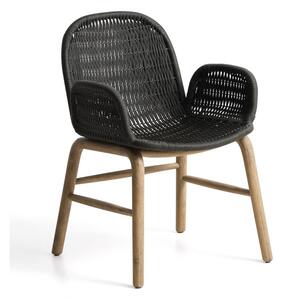Tamno siva vrtna stolica Alipa – Kave Home