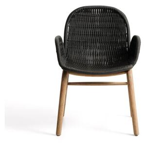 Tamno siva vrtna stolica Alipa – Kave Home