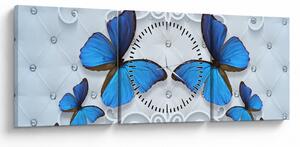Slika - Modri ​​metulji (sa satom) (90x30 cm)