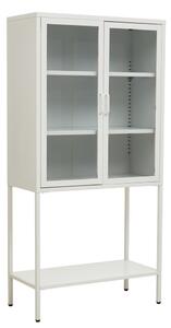 Bijela željezna vitrina 75x150x35 cm Acier – Premier Housewares