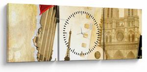 Slika - Spomini na Pariz (sa satom) (90x30 cm)