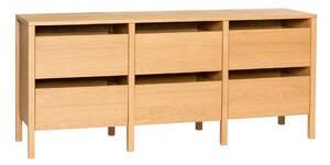 Komoda u dekoru hrasta u prirodnoj boji 150x65x40 cm Forma – Hübsch