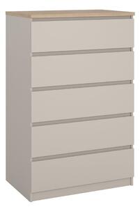 Krem komoda 77x121x50 cm Naia – Tvilum