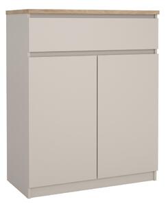 Krem komoda 80x100x40 cm Naia – Tvilum