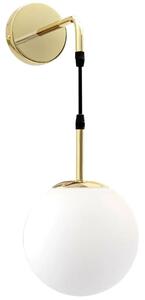 Zidna svjetiljka zidne svjetiljke Staklena kugla Zlatna APP653-1W