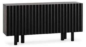 Crna komoda od masivnog manga 160x80x40 cm Tamira – MOME