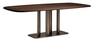 Blagovaonski stol u dekoru oraha 110x220 cm Melvar – Kave Home