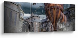 Slika - Nadrealna pokrajina (sa satom) (90x30 cm)