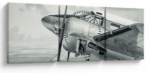Slika - Letalo (sa satom) (90x30 cm)