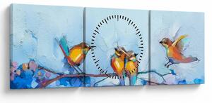Slika - Prebujanje narave (sa satom) (90x30 cm)