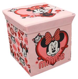 Spremnik za igračke MINNIE MOUSE 30x30 cm ružičasti