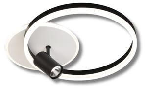 23110 STROPNA SVJETILJKA LED MONDO KRUG 38W + 1x2W LED CRNA