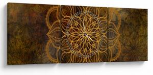 Slika - Mandala veselja (sa satom) (90x30 cm)