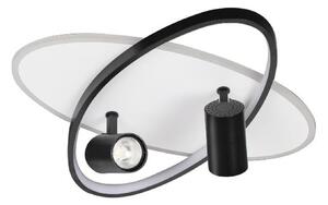 23108 STROPNA SVJETILJKA LED MONDO ELIPSA 38W + 2x2W LED CRNA