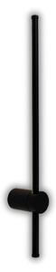 22882 ZIDNA SVJETILJKA LED 8W STICK ŠTAP OKRUGLI CRNI 3000K