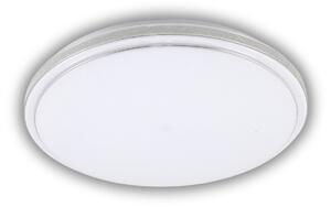 22765 PLAFONJERA LED 24W UNUTARNJA BIJELA SREBRNI RUB