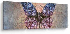 Slika - Steampunk metulj (sa satom) (90x30 cm)