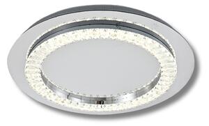 23131 STROPNA SVJETILJKA LED 40W SREBRNA S KRISTALIMA 4000K
