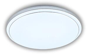 22766 PLAFONJERA LED 36W UNUTARNJA BIJELA SREBRNI RUB S DALJINSKIM UPRAVLJAČEM