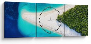 Slika - Ostrvo Hvar, Hrvaška (sa satom) (90x30 cm)