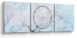 Slika veličastnega jelena (sa satom) (90x30 cm)