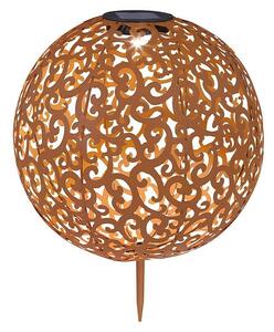 Globo Solarna kuglasta svjetiljka (Boja hrđe, Ø x V: 28,5 x 40 cm, LED)