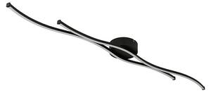Globo LED stropna svjetiljka Boyd (30 W, D x Š x V: 1.104 x 130 x 56 mm, Crna, Topla bijela)