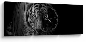 Slika divjega tigra (sa satom) (90x30 cm)