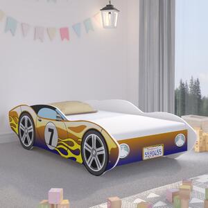Prekrasan dječji krevet u obliku automobila 140 x 70 cm