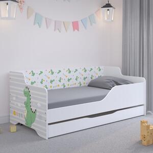 Dječji krevet sa printom zmajem iz bajke 160x80 cm