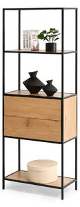 Zondo.hr Regal Soren Reg (hrast + crna). 1111379