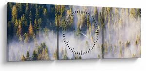 Slika dreves v megli (sa satom) (90x30 cm)