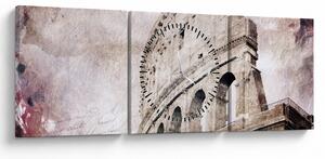 Slika - Kolosej, Rim, Italija (sa satom) (90x30 cm)