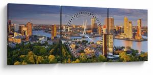 Slika - Obzorje Rotterdama, Nizozemska (sa satom) (90x30 cm)