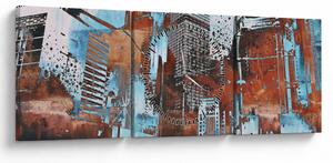 Slika - Nebotičniki (sa satom) (90x30 cm)