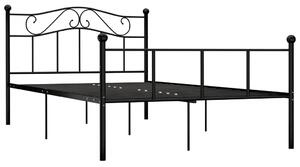 VidaXL Okvir za krevet crni metalni 160 x 200 cm