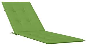 VidaXL Jastuk za ležaljku prošarani zeleni (75+105)x50x3 cm tkanina