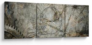 Slika - Tok časa (sa satom) (90x30 cm)