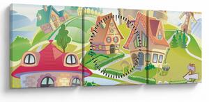 Slika - Pisano mesto (sa satom) (90x30 cm)