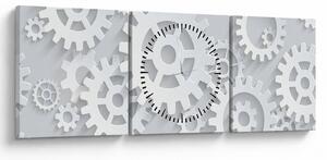 Slika - Gears (sa satom) (90x30 cm)