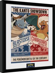 Uokvireni poster Pokemon - Red V Blue