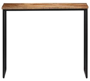 VidaXL Konzolni stol od masivne obnovljene tikovine 90 x 30 x 76 cm